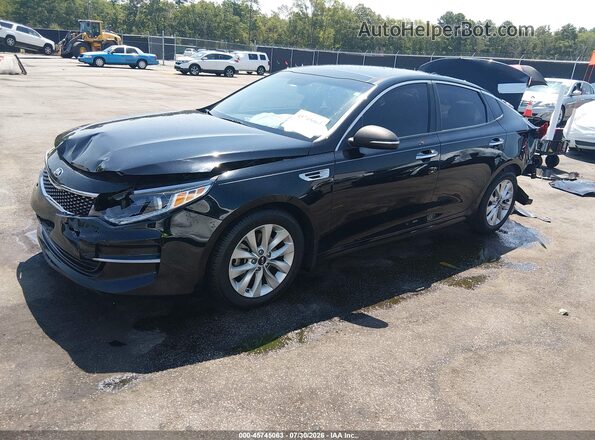 5XXGU4L31GG076514 2016 KIA OPTIMA Black Przód lewy