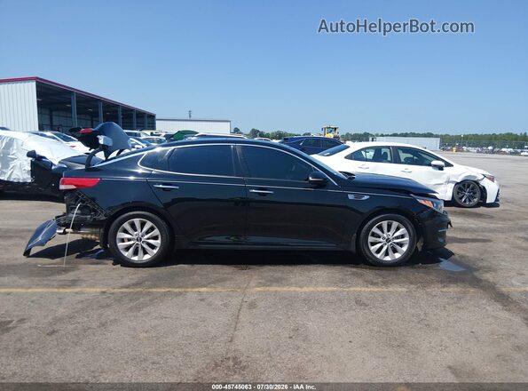 5XXGU4L31GG076514 2016 KIA OPTIMA Black Widok wnętrza 360 stopni