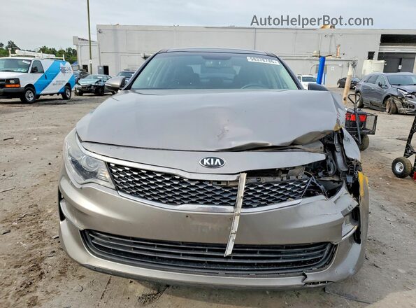5XXGU4L31GG084760 2016 KIA OPTIMA Gray Вид спереду
