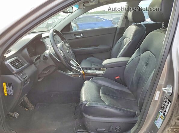 5XXGU4L31GG084760 2016 KIA OPTIMA Gray Вид салону спереду