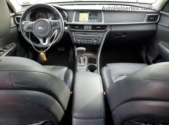5XXGU4L31GG084760 2016 KIA OPTIMA Gray Вид панелі приладів