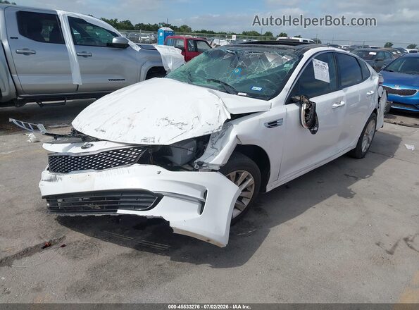 5XXGU4L31HG130475 2017 KIA OPTIMA White Widok z przodu