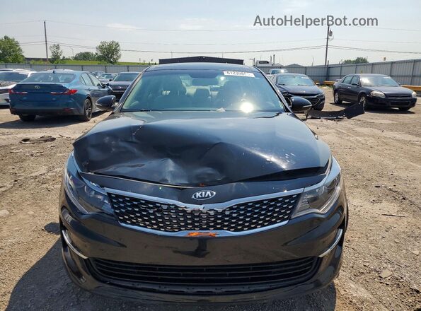 5XXGU4L31JG260715 2018 KIA OPTIMA Black Widok z przodu