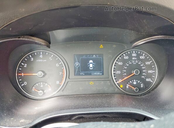5XXGU4L32GG088350 2016 KIA OPTIMA Gray Widok zestawu wskaźników