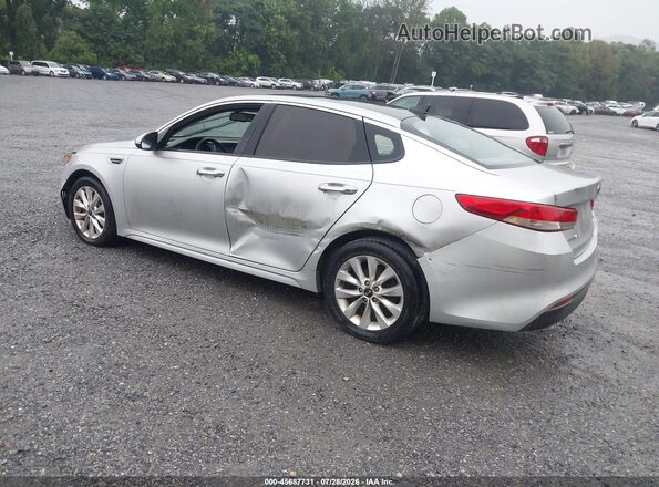 5XXGU4L33GG057933 2016 KIA OPTIMA Silver Trasero izquierdo