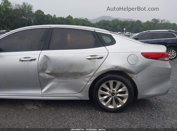 5XXGU4L33GG057933 2016 KIA OPTIMA Silver Vista interior trasera