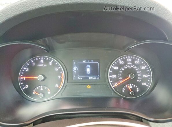 5XXGU4L33GG074697 2016 KIA OPTIMA Black Սարքավորումների վահանակի տեսք