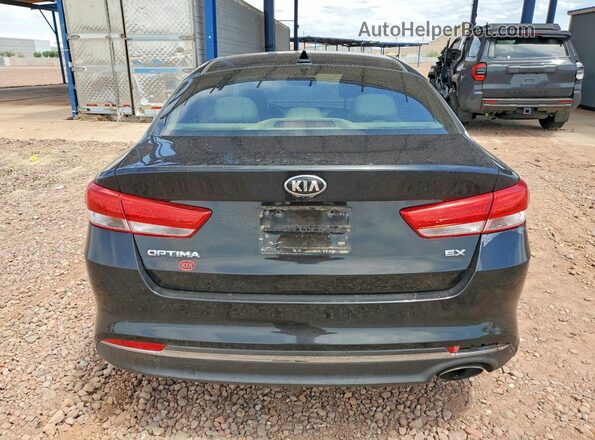 5XXGU4L33GG074697 2016 KIA OPTIMA Black Հետևի տեսք