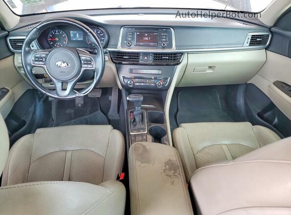 5XXGU4L33GG074697 2016 KIA OPTIMA Black Առջևի վահանակի տեսք