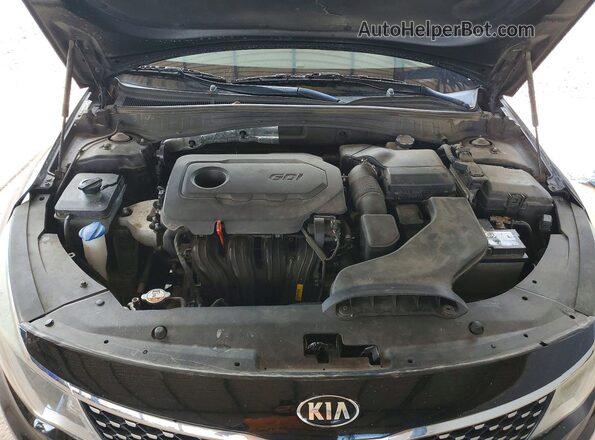 5XXGU4L33GG074697 2016 KIA OPTIMA Black Սալոնի հետևի տեսք