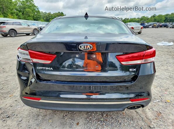 5XXGU4L35GG045461 2016 KIA OPTIMA Black Հետևի տեսք