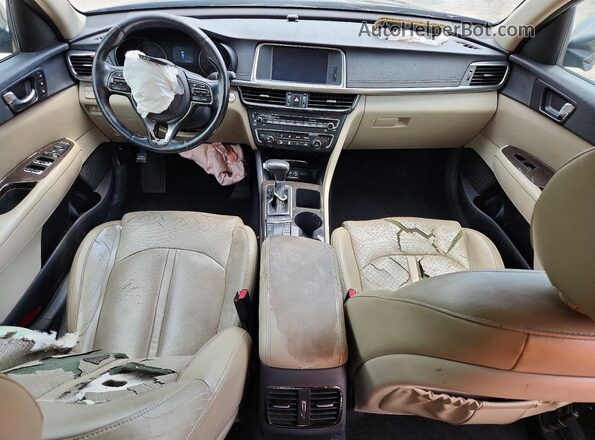 5XXGU4L35GG045461 2016 KIA OPTIMA Black Առջևի վահանակի տեսք