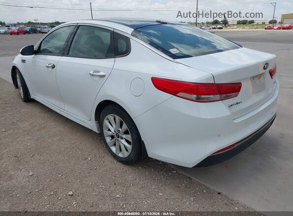 5XXGU4L35GG102709 2016 KIA OPTIMA Белый Задняя левая четверть