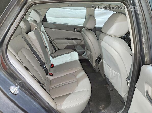 5XXGU4L35GG106193 2016 KIA OPTIMA Черный Вид задних сидений