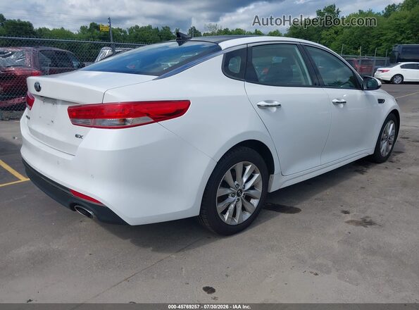 5XXGU4L36GG014073 2016 KIA OPTIMA White Հետևի աջ