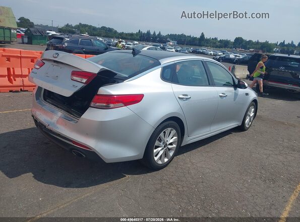 5XXGU4L36GG072829 2016 KIA OPTIMA Silver Trasero derecho
