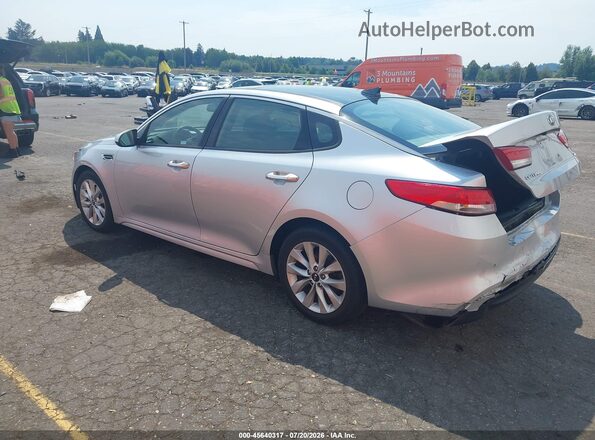 5XXGU4L36GG072829 2016 KIA OPTIMA Silver Trasero izquierdo