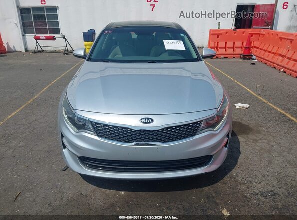 5XXGU4L36GG072829 2016 KIA OPTIMA Silver Vista del cuadro de instrumentos