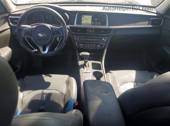 5XXGU4L36GG092272 2016 KIA OPTIMA White Dashboard view