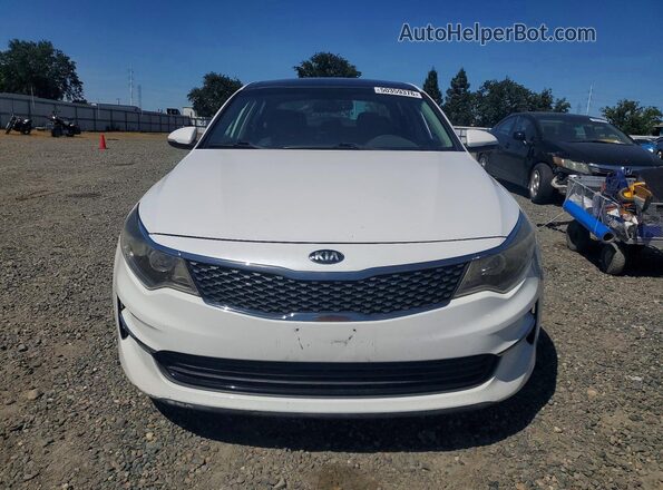 5XXGU4L36GG092272 2016 KIA OPTIMA White Front view