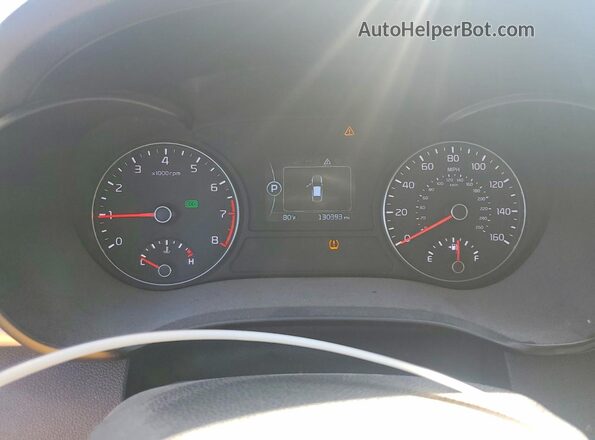 5XXGU4L36GG092272 2016 KIA OPTIMA White Instrument cluster view