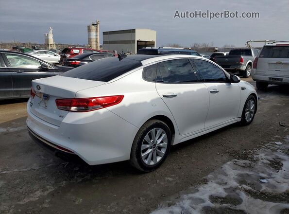 5XXGU4L38GG004841 2016 KIA OPTIMA White Tył prawy