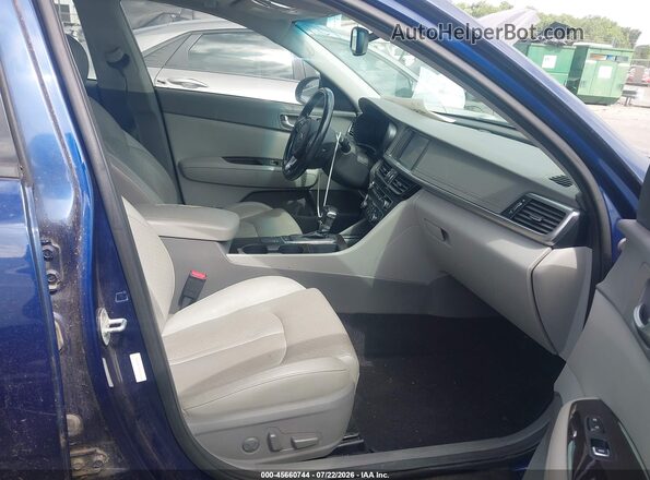 5XXGU4L38GG006587 2016 KIA OPTIMA Blue წინა სალონის ხედი