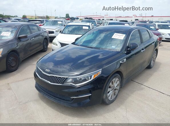 5XXGU4L39GG052753 2016 KIA OPTIMA Black Вид спереду