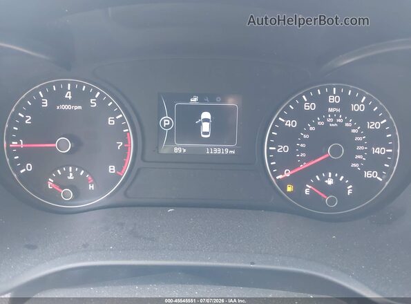 5XXGU4L39GG052753 2016 KIA OPTIMA Black Вид задніх сидінь