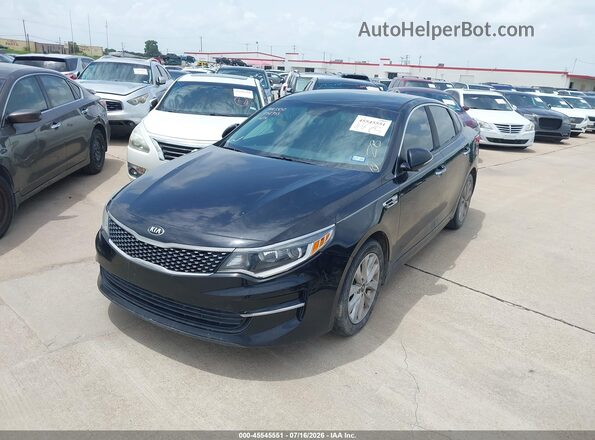 5XXGU4L39GG052753 2016 KIA OPTIMA Black Передня ліва чверть