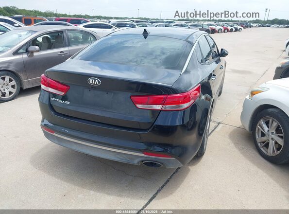 5XXGU4L39GG052753 2016 KIA OPTIMA Black Задня права чверть