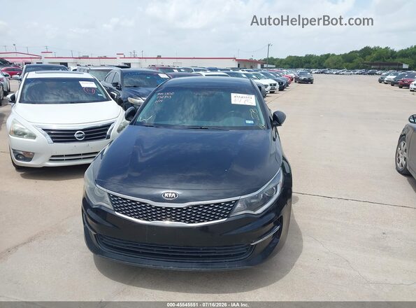 5XXGU4L39GG052753 2016 KIA OPTIMA Black Вид щитка приладів