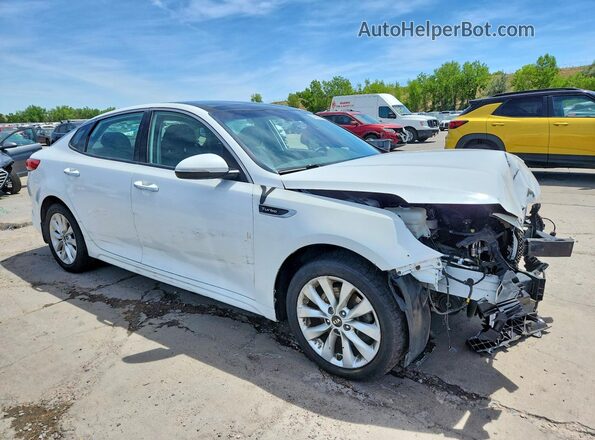 5XXGU4L39GG099118 2016 KIA OPTIMA White Przód prawy