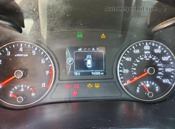 5XXGU4L39GG099118 2016 KIA OPTIMA White Widok zestawu wskaźników