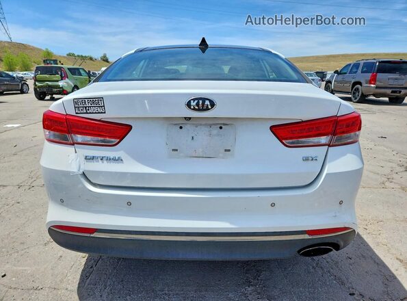 5XXGU4L39GG099118 2016 KIA OPTIMA White Widok z tyłu