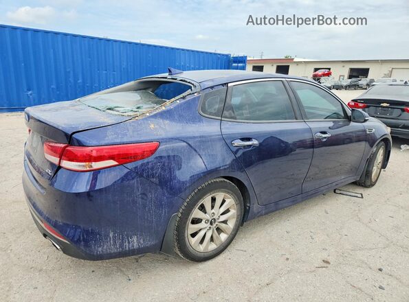 5XXGU4L3XGG021334 2016 KIA OPTIMA Blue Rear right