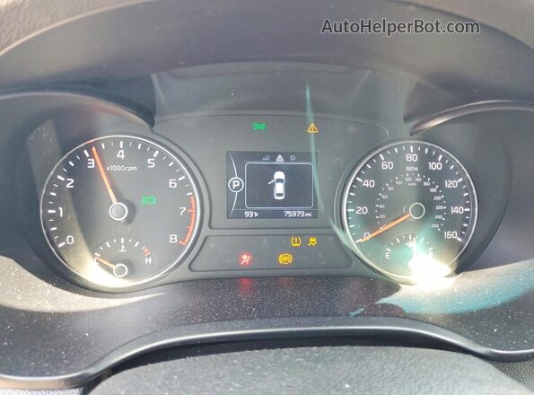 5XXGU4L3XGG073286 2016 KIA OPTIMA Burgundy Սարքավորումների վահանակի տեսք