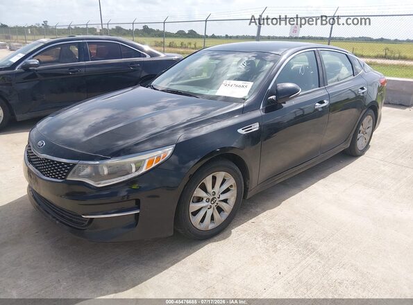 5XXGU4L3XGG076429 2016 KIA OPTIMA Black Передня ліва чверть