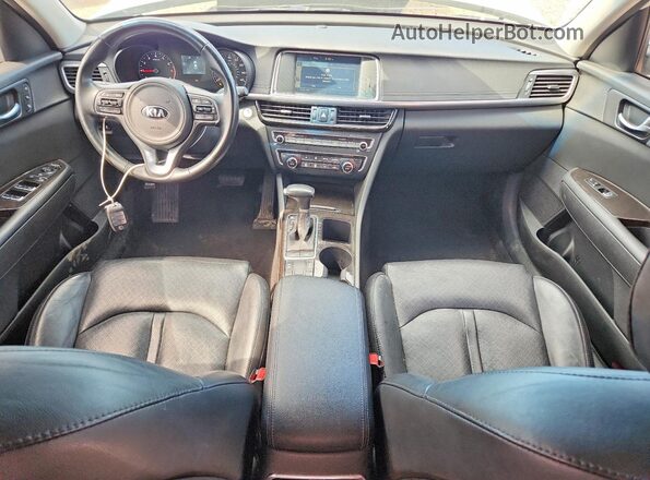 5XXGU4L3XGG098768 2016 KIA OPTIMA White Առջևի վահանակի տեսք
