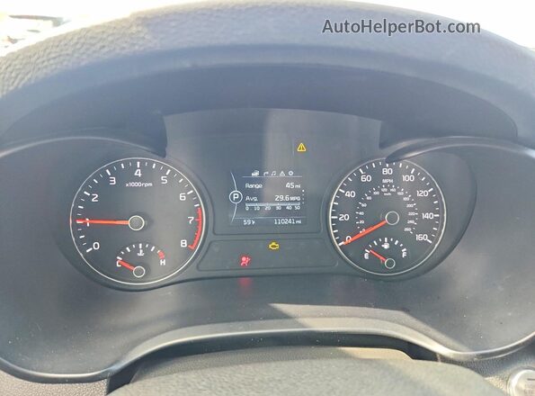 5XXGU4L3XGG098768 2016 KIA OPTIMA White Սարքավորումների վահանակի տեսք