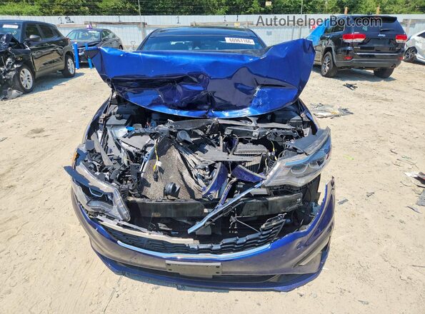 5XXGV4L21KG290237 2019 KIA OPTIMA Blue Вид спереду