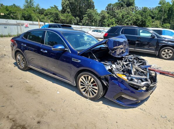 5XXGV4L21KG290237 2019 KIA OPTIMA Blue Передня права чверть