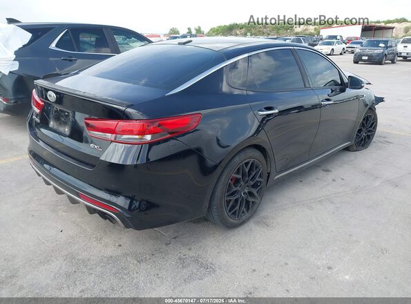 5XXGV4L24GG047285 2016 KIA OPTIMA Black Задня права чверть