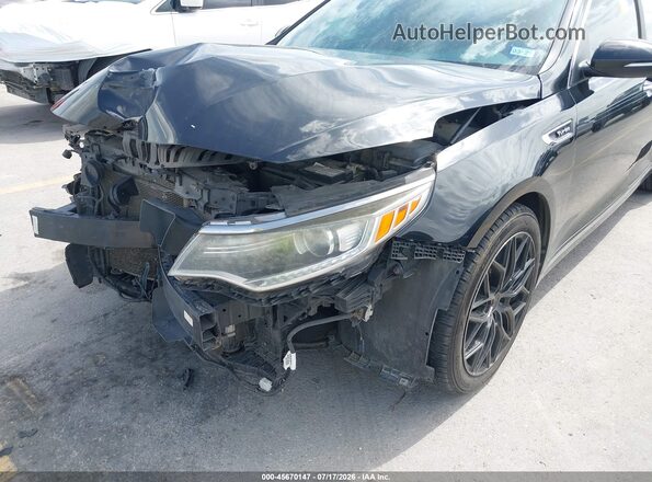 5XXGV4L24GG047285 2016 KIA OPTIMA Black Вид спереду