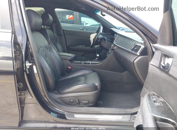 5XXGV4L24GG047285 2016 KIA OPTIMA Black Вид салону спереду