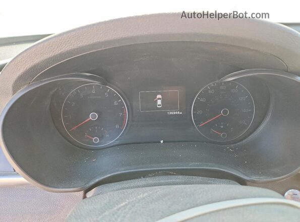 5XXGV4L2XJG194878 2018 KIA OPTIMA Gray Widok zestawu wskaźników