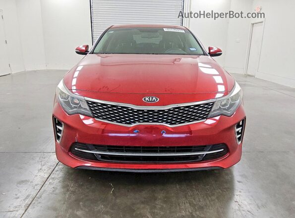 5XXGW4L24HG147336 2017 KIA OPTIMA Red წინა ხედი