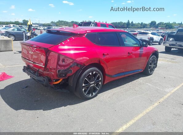5XYC4DJC6SG010112 2025 KIA EV6 Оранжевый Задняя правая четверть