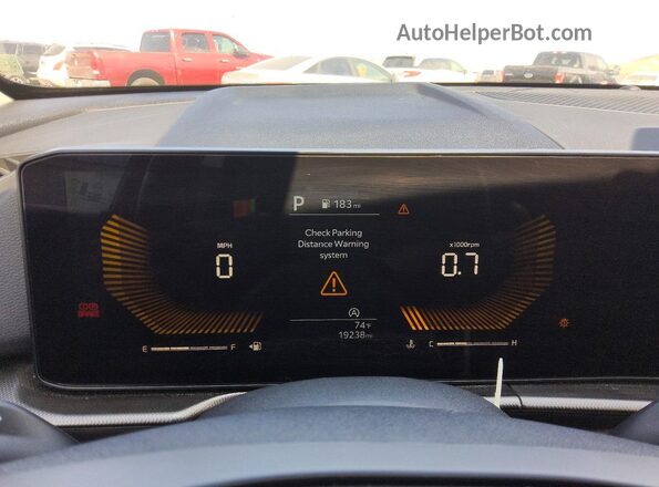 5XYK23DF1TG386476 2026 KIA SPORTAGE Gray Instrument cluster view
