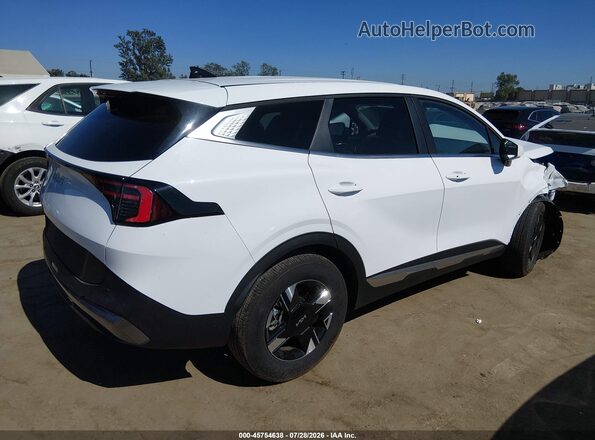 5XYK23DF2TG345614 2026 KIA SPORTAGE White უკანა მარჯვენა